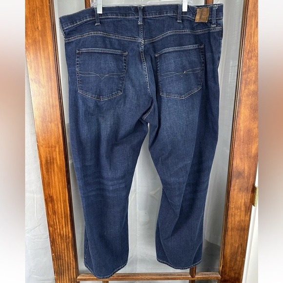 Polo Ralph Lauren Jeans Mens 46x30 Hampton Relaxed Straight Stretch Denim Dark - Picture 2 of 8